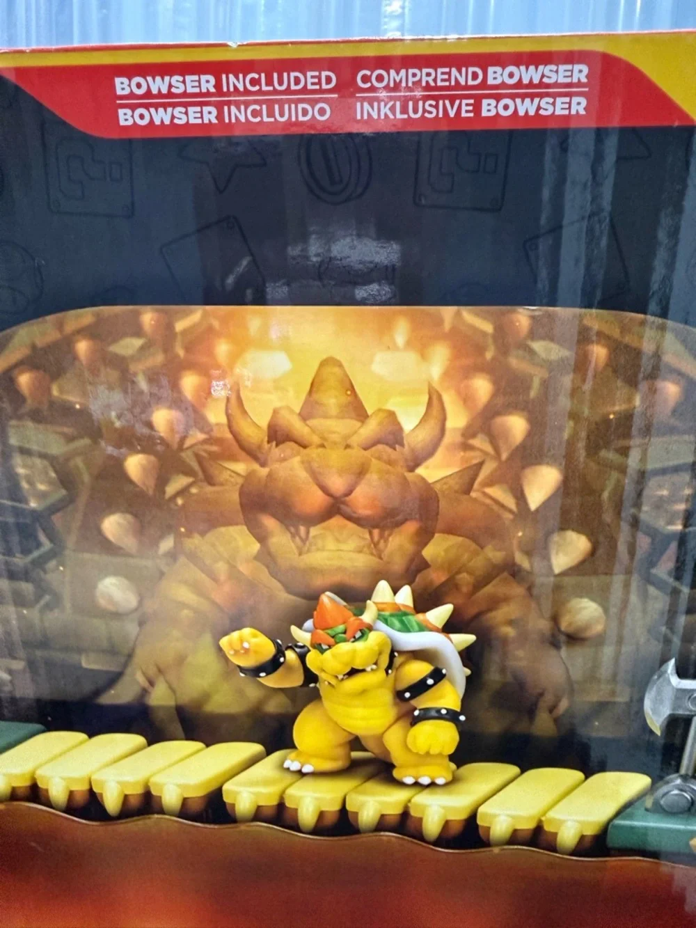 Nintendo Super Mario Deluxe Bowser Battle Playset-New Unopened-Great Grad. Gift!